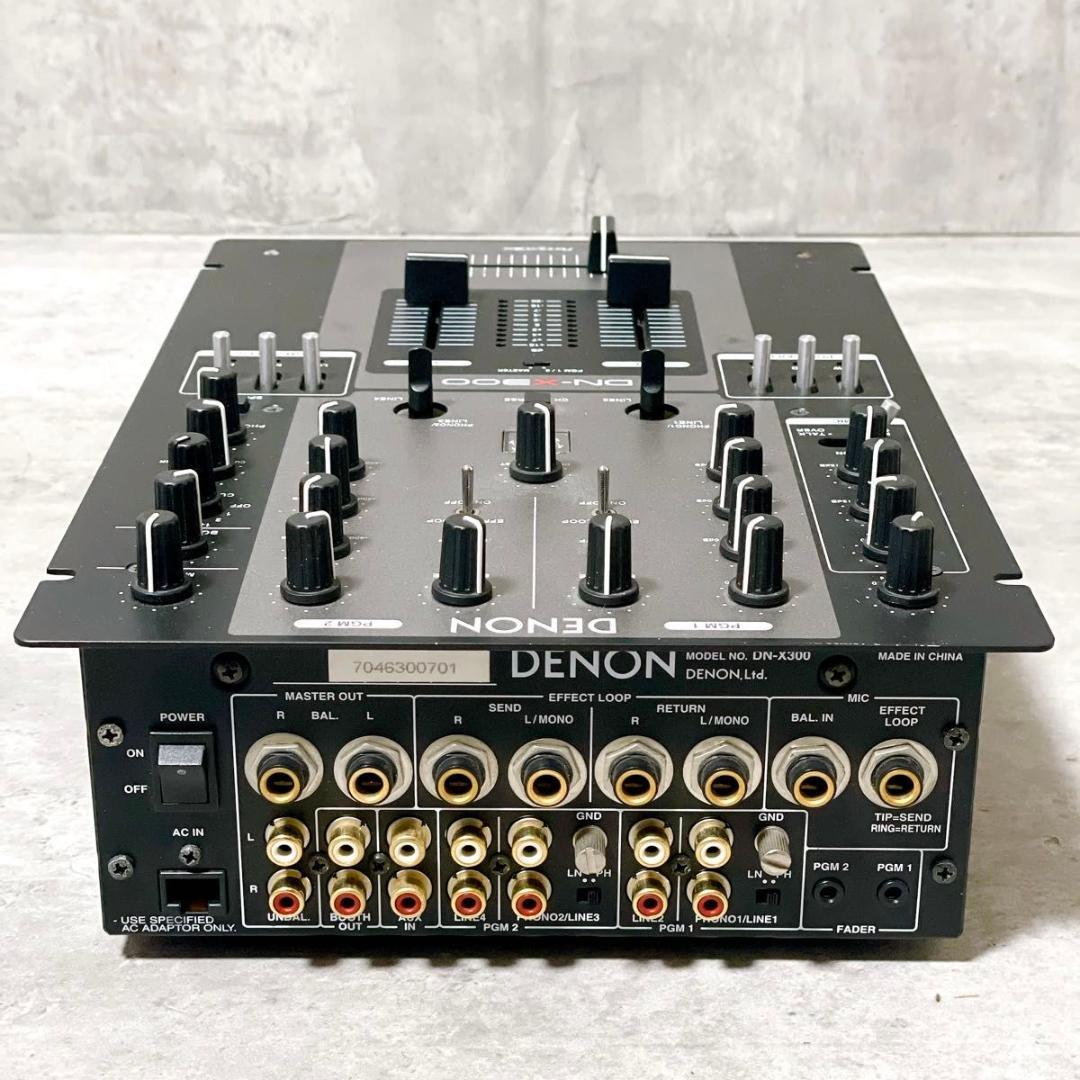 DENON DJミキサー DN-X300 スクラッチ DJ機器 オーディオ機器 DENON DN