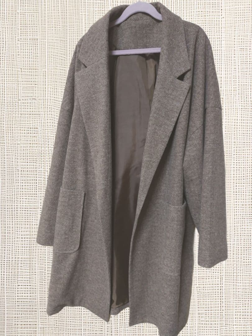 Mila Owen】 チェスターコート ヘリンボーン ブラウン系 - メルカリ