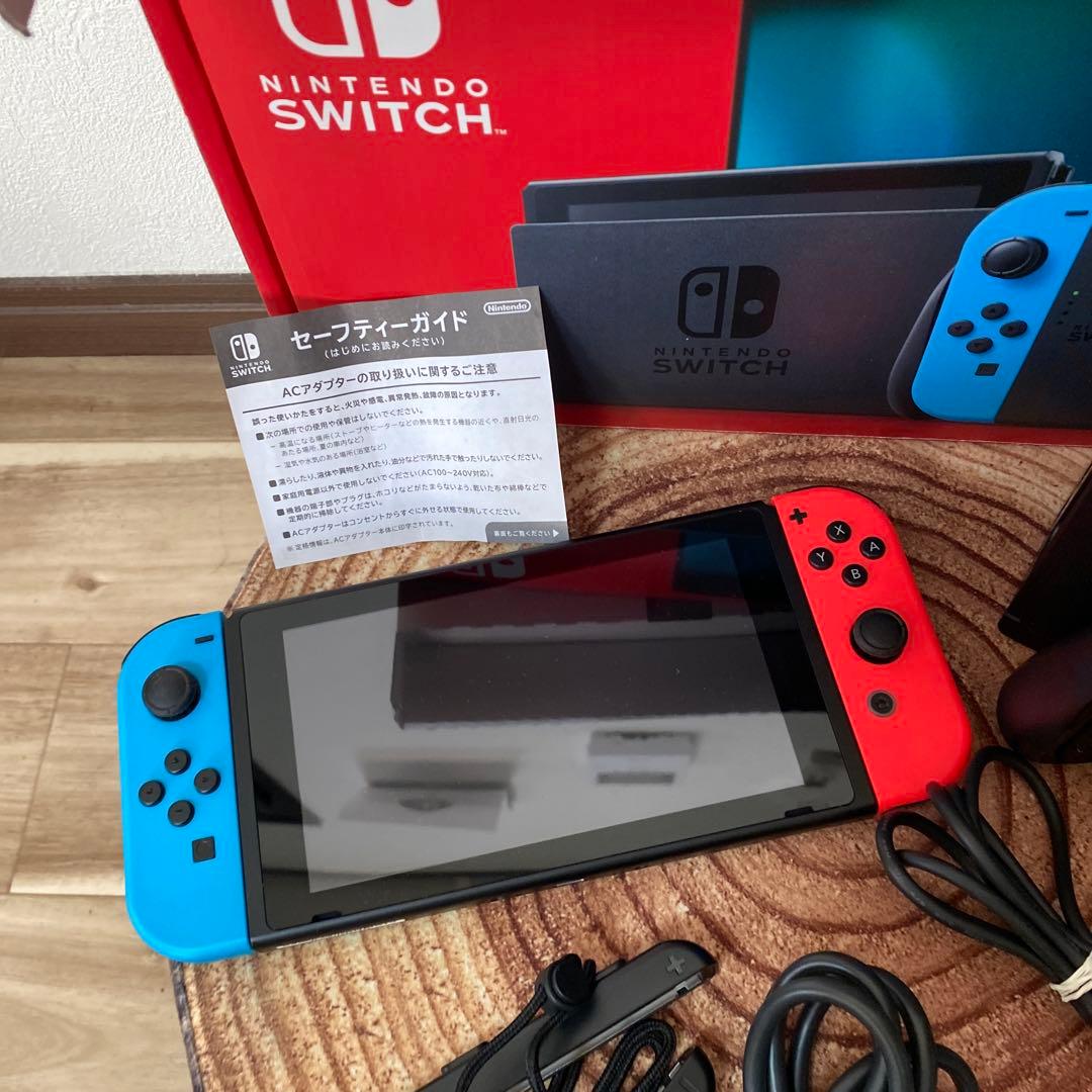 Nintendo Switch ニンテンドースイッチ本体　ネオン ①