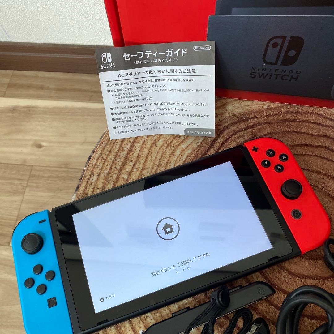 Nintendo Switch ニンテンドースイッチ本体　ネオン ①