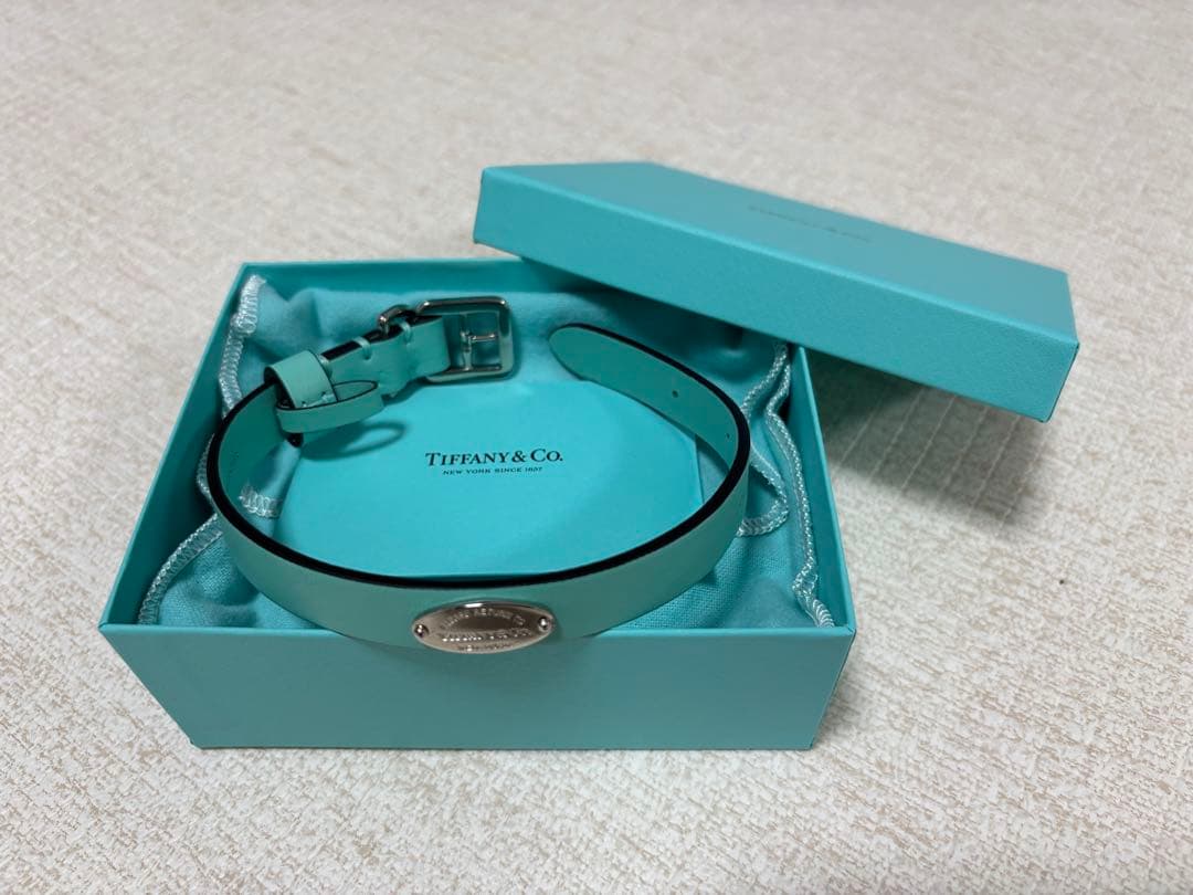 ティファニー ペット用レザーアクセサリー Tiffany & Co.】ペット