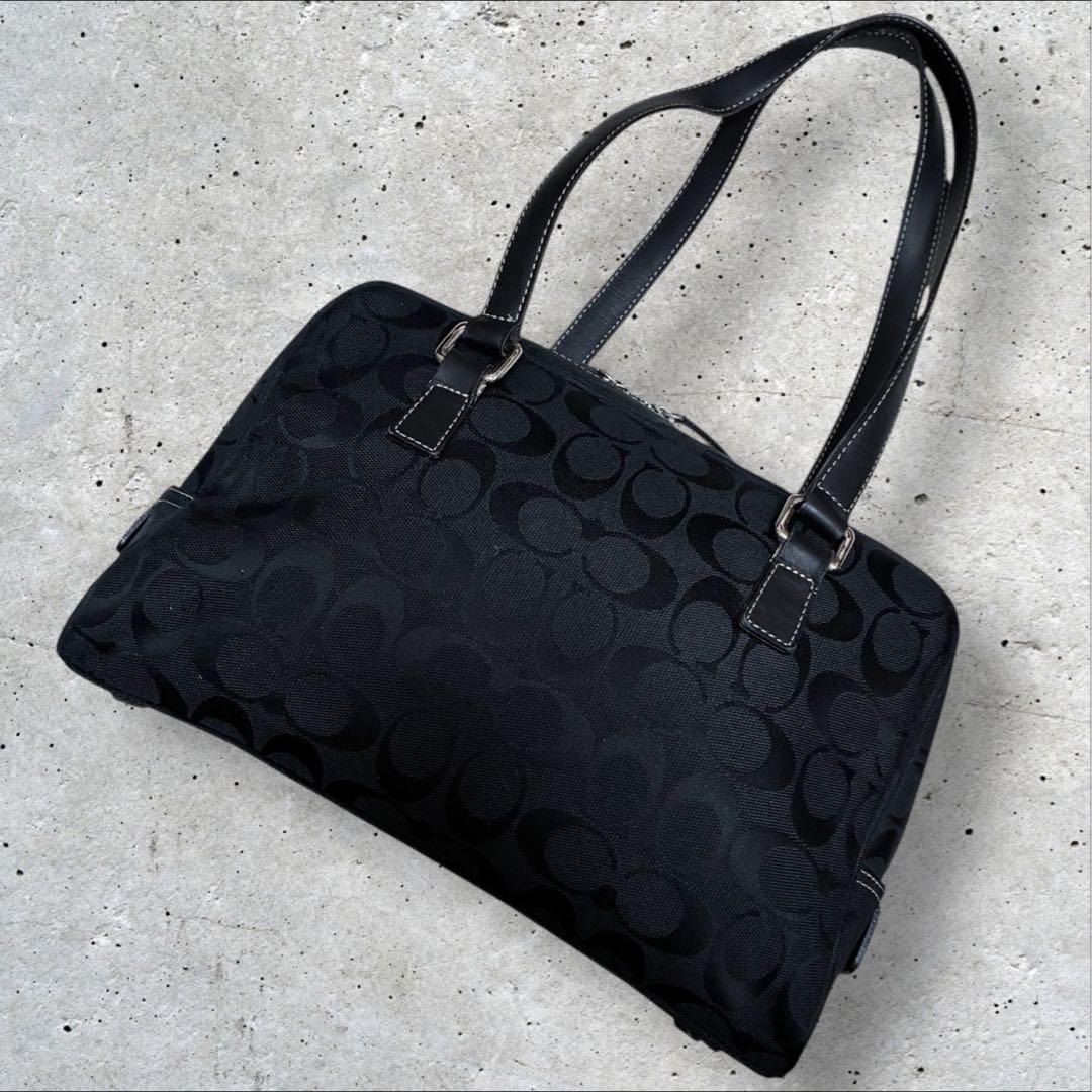 バッグ COACH mini boston bag shoulder Signature