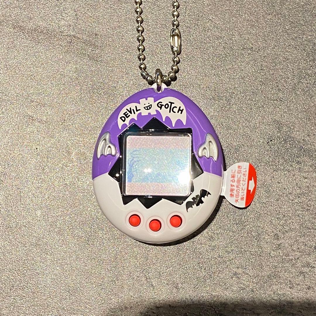 デビルっちのたまごっち パープル ホワイト ツートン 紫 白 未使用品