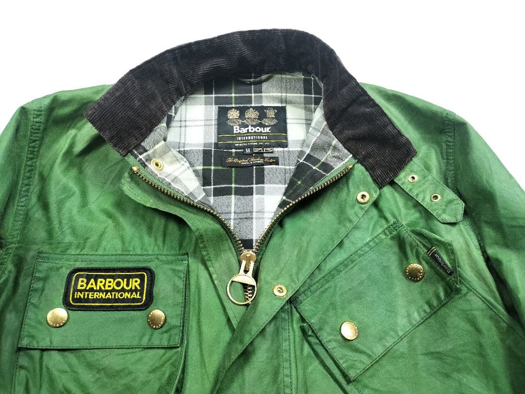 00s Barbour international A7 M グリーン - メルカリ