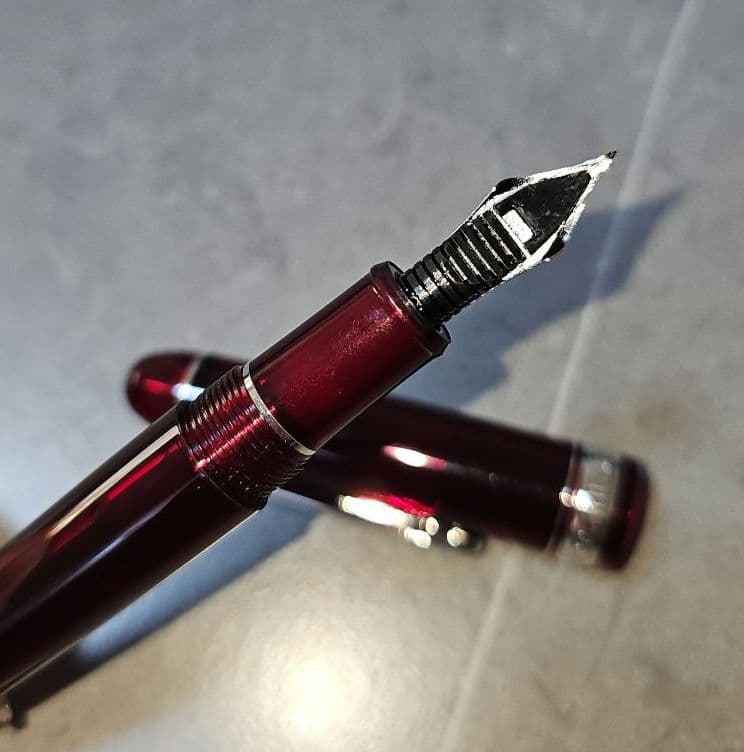 プラチナ万年筆 センチュリー#3776 UEF 超極細 ブルゴーニュ