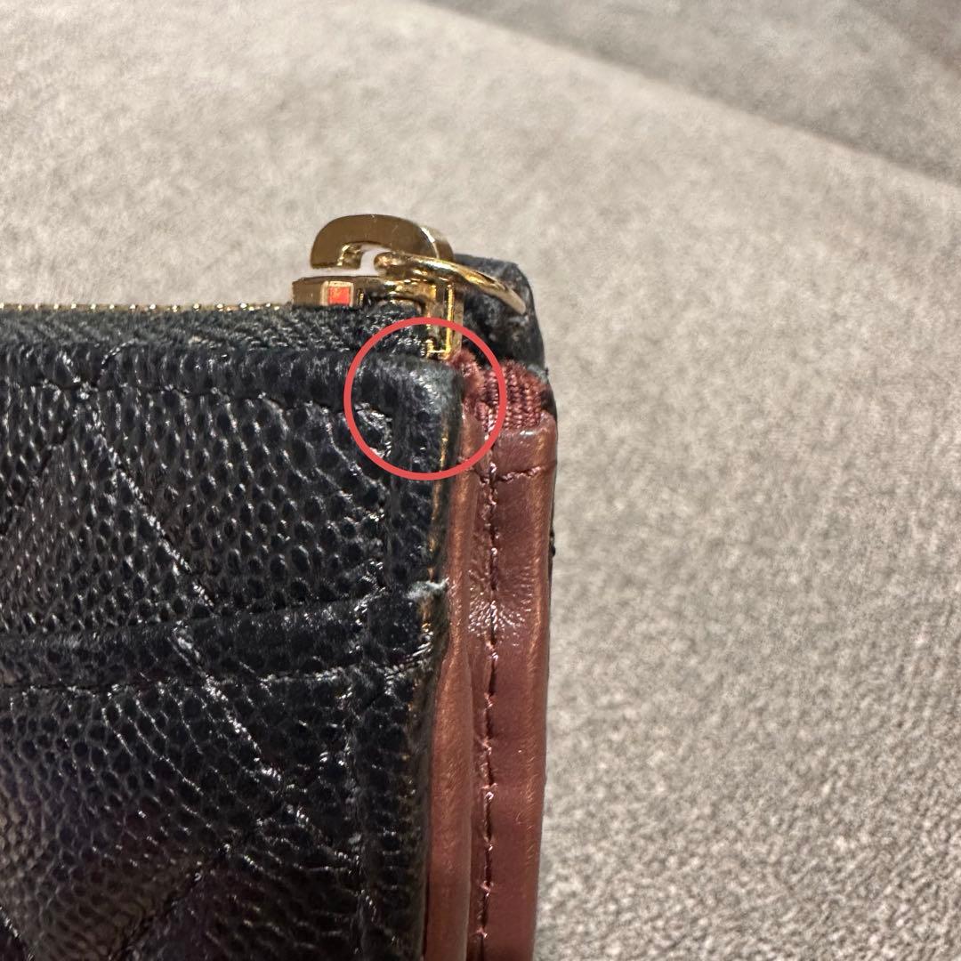 CHANEL L字コンパクト財布