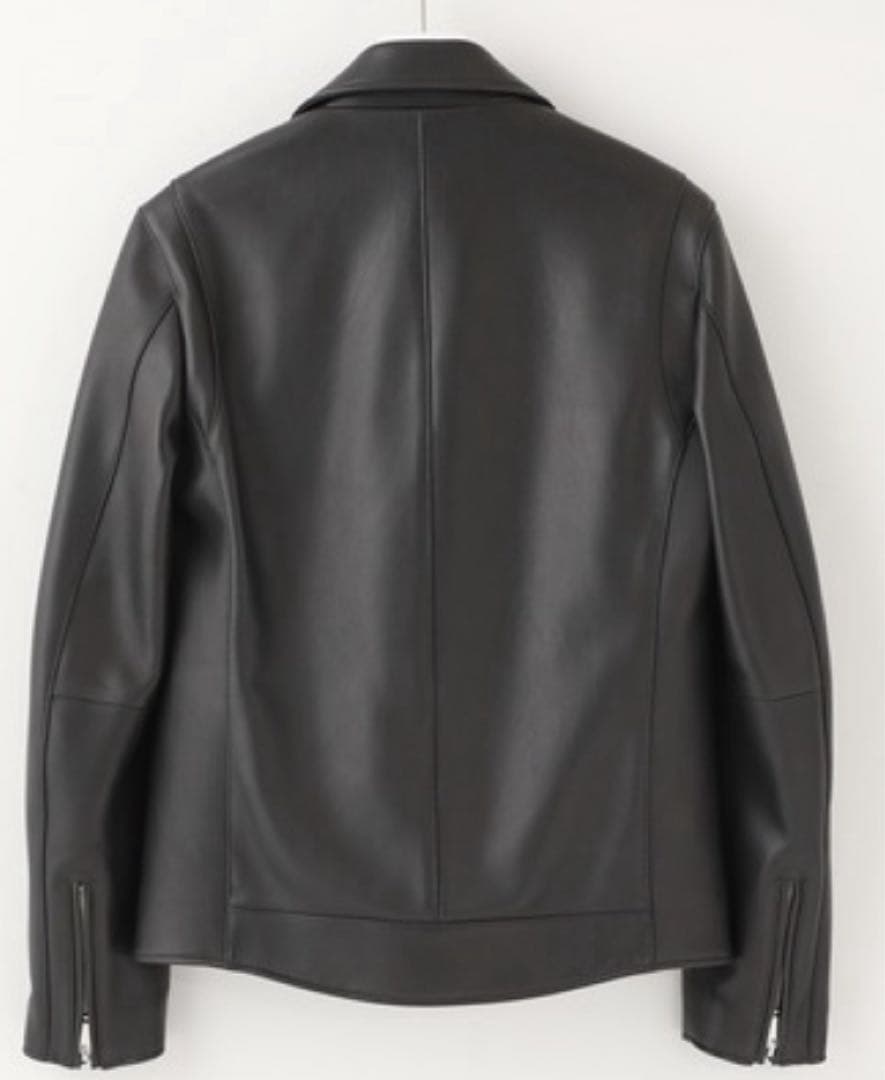 美品】STUDIOUS ラムレザー ダブルライダースジャケット