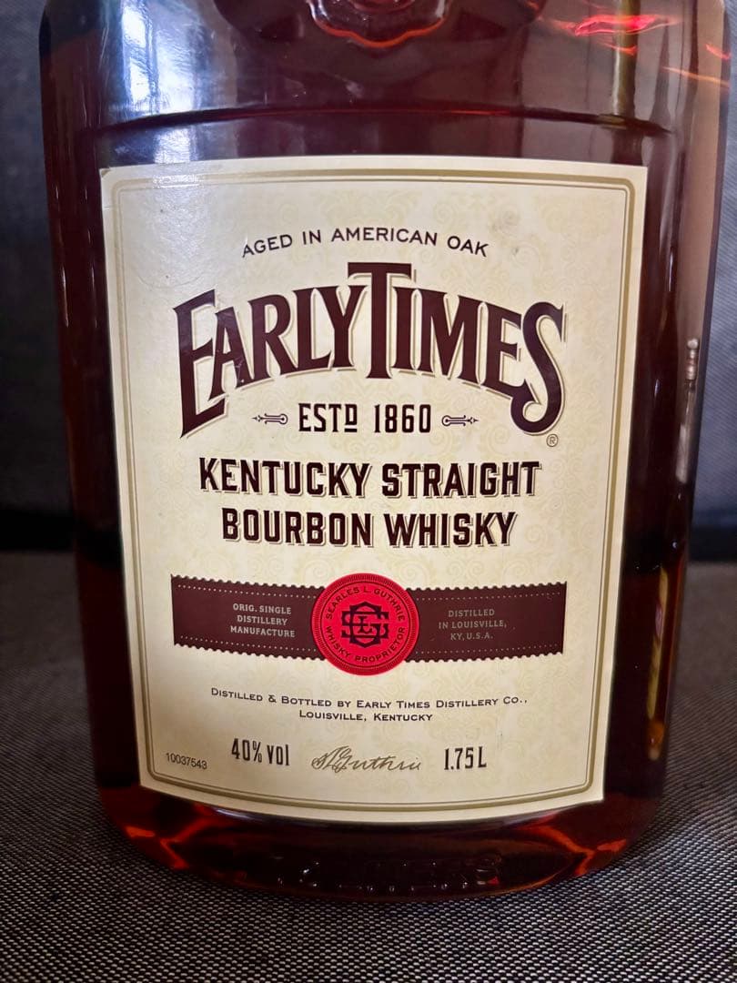 EARLY TIMES アーリータイムズ 1750ml 未開封 ミニボトル付き