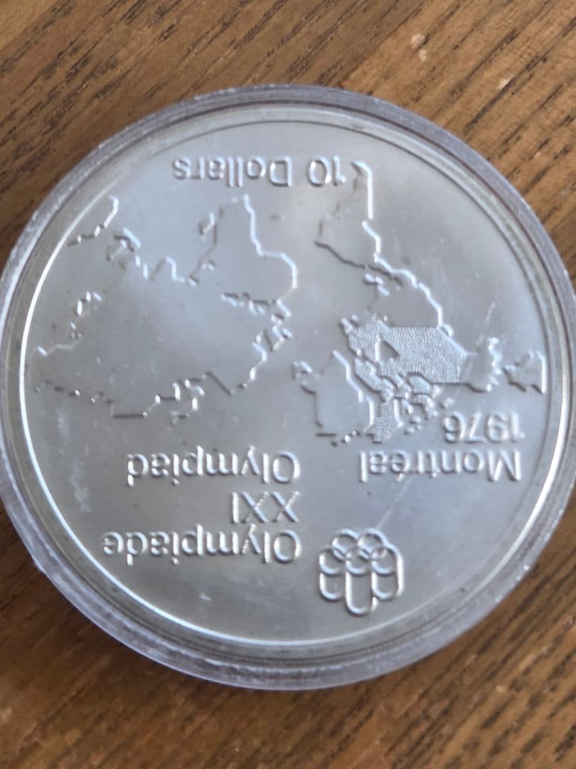 カナダ連邦 モントリオールオリンピック 記念10ドル銀貨 1976 - メルカリ