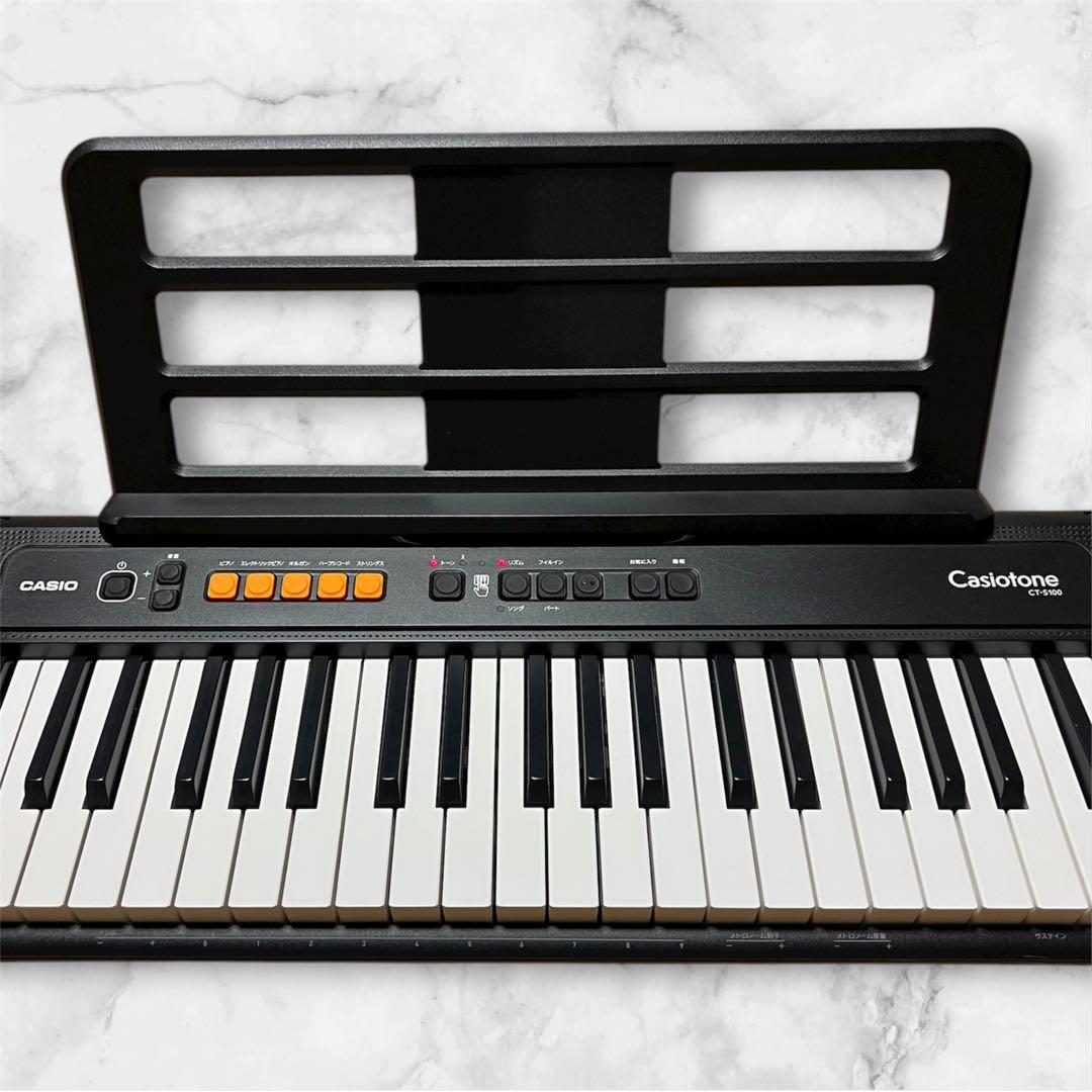 Casiotone CT-S100 61鍵 電子キーボード スタンドヘッドホン付