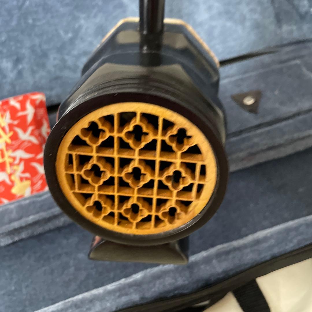 高級 二胡 ねじり 弦楽器 民族楽器 ケース付属