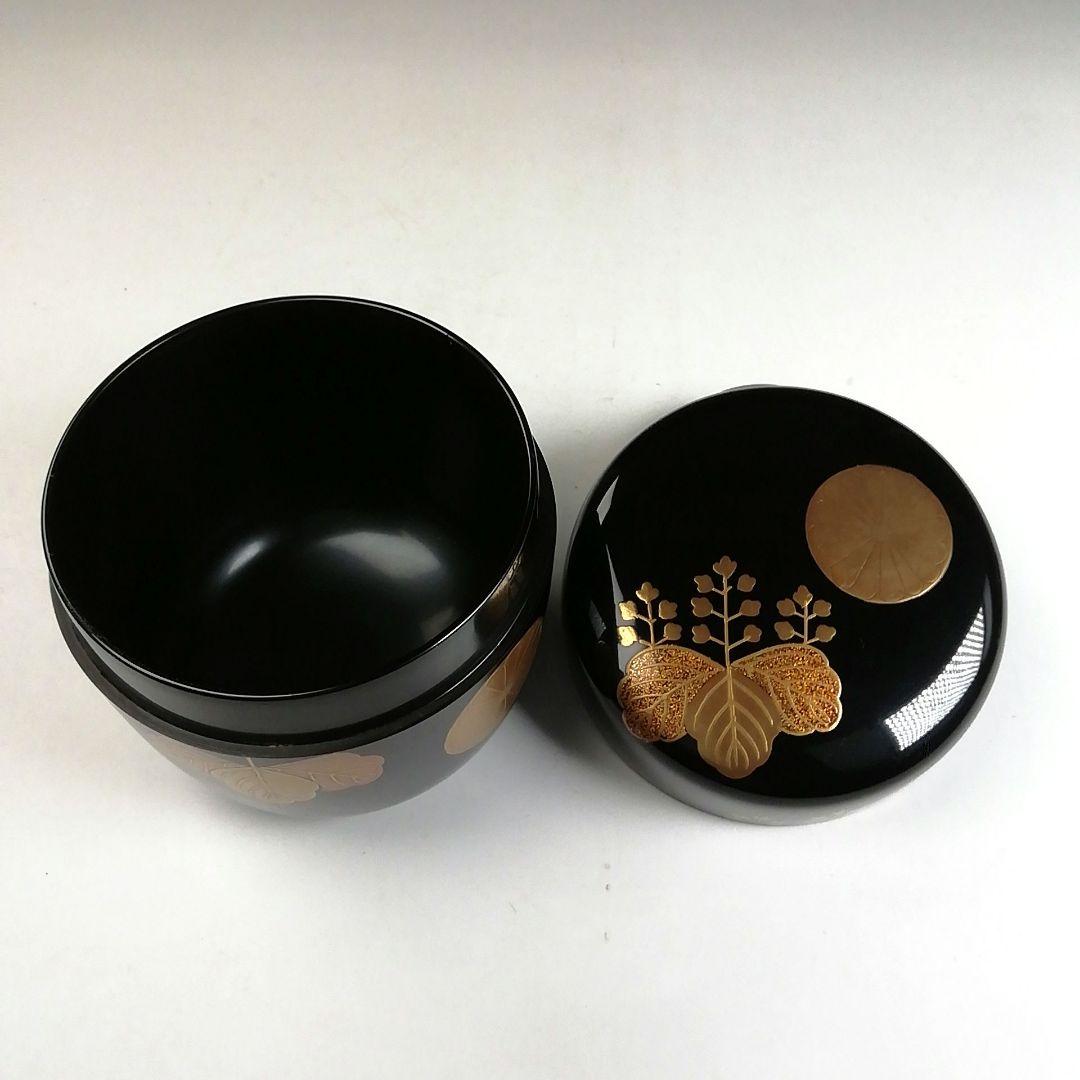 T801 棗 『高台寺蒔絵』『西村松雲 作』 共箱 茶道具