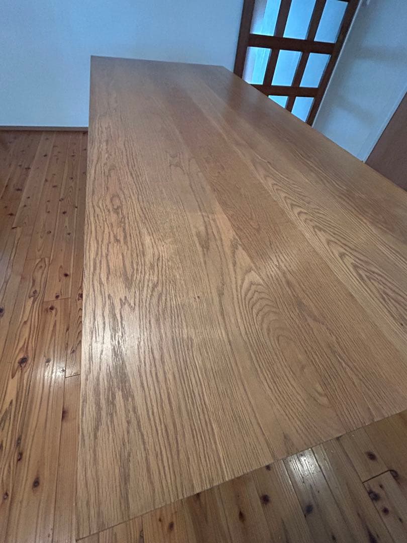 無印良品 MUJI ダイニングテーブル 220 オーク無垢材