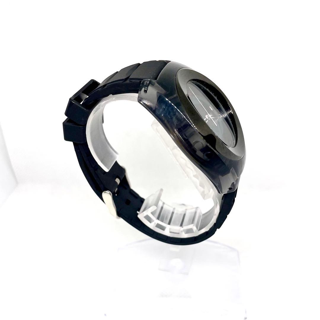 稼働品　GUCCI SYNC ブラック ラバーベルト 時計