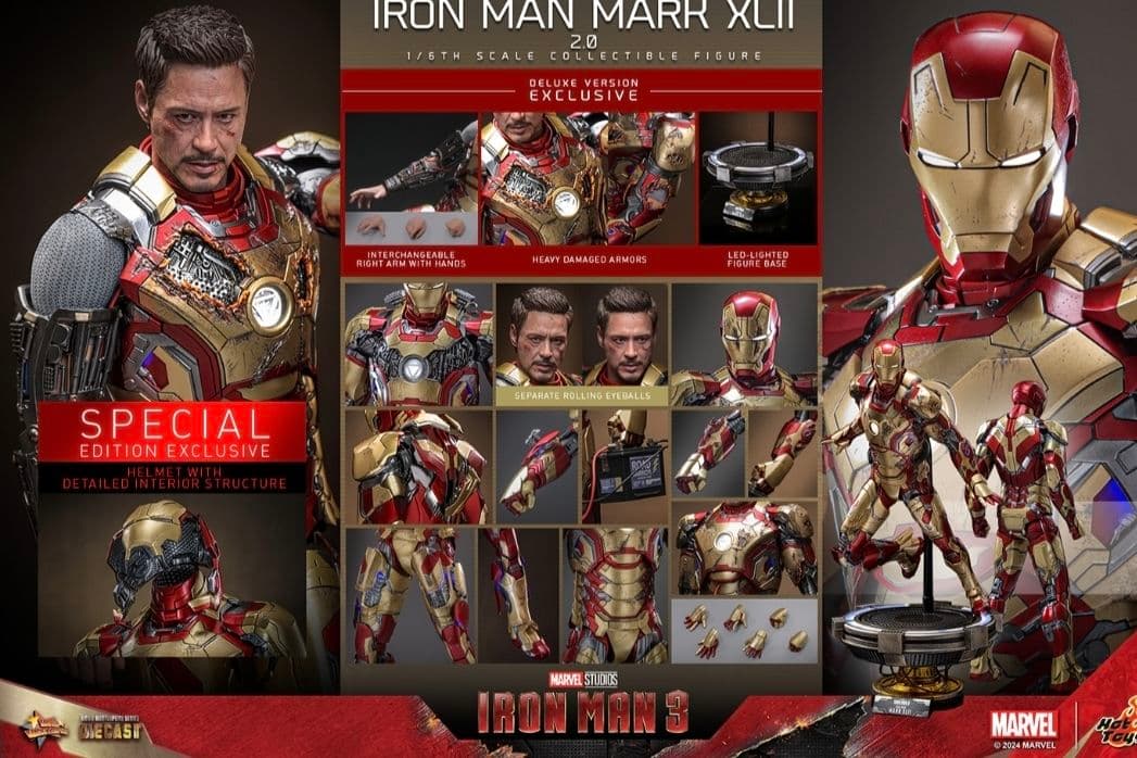 ホットトイズMMS759D66bアイアンマン・マーク42 DX 2.0ボーナス付