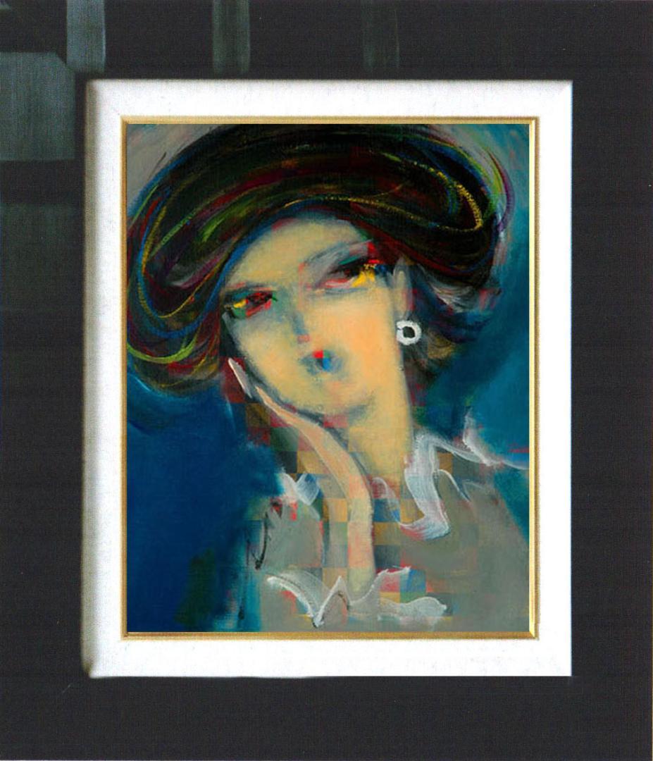 油絵 絵 絵画 インテリア F4-051713 人物 女性像