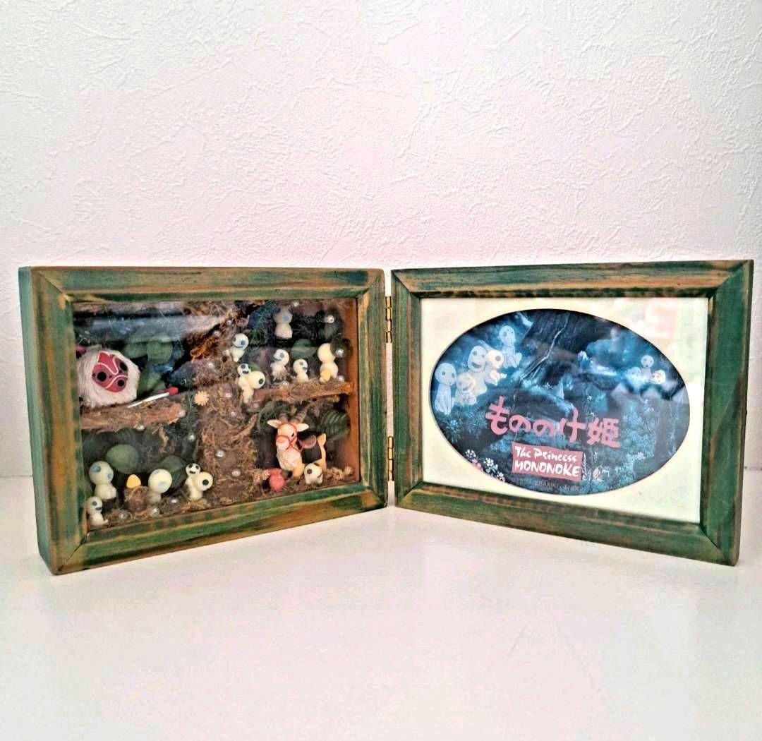 もののけ姫 コレクション フレーム ジオラマ フィギュア フォトフレーム