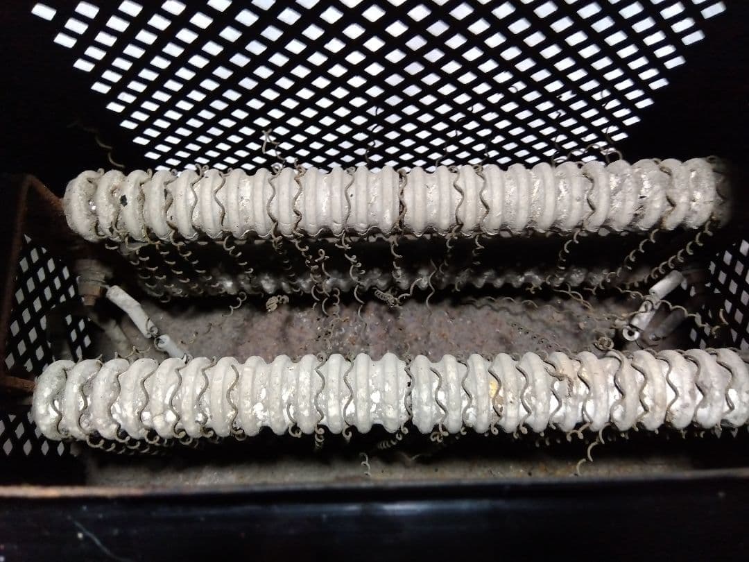 ♪昔の古い芝浦電気ストーブ ジャンク 置物