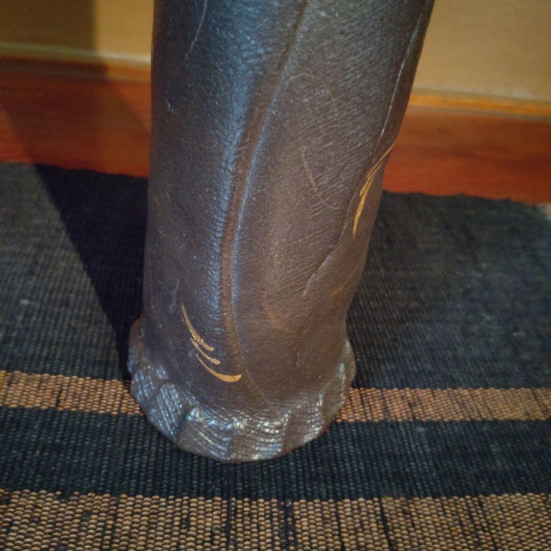 益子焼『島田緋陶志』作　金彩花器