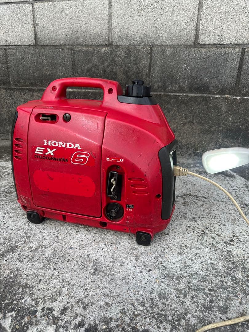 動作確認済み）EX6 ホンダ 発電機 停電 防災 ポータブル エンジンOK！