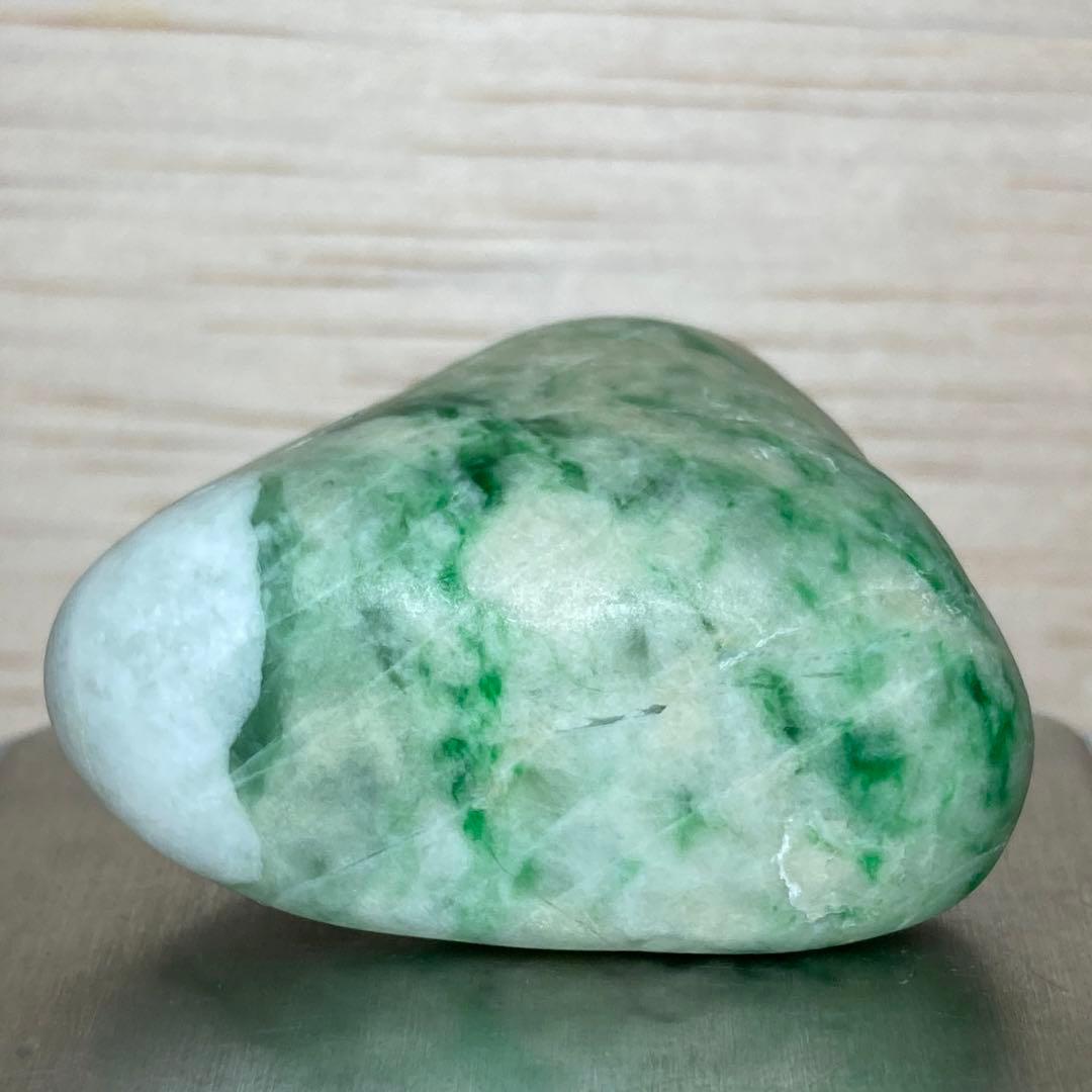 【Premium】糸魚川翡翠　海中翡翠　宝石質 ロウカン翠　原石　35.3ｇ