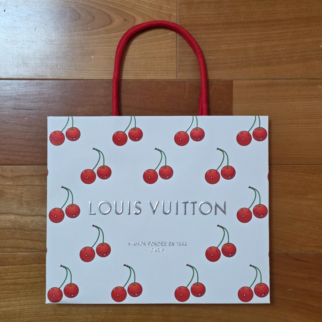 限定レア】LOUIS VUITTON 村上隆コラボ チェリー柄 ショッパー - メルカリ