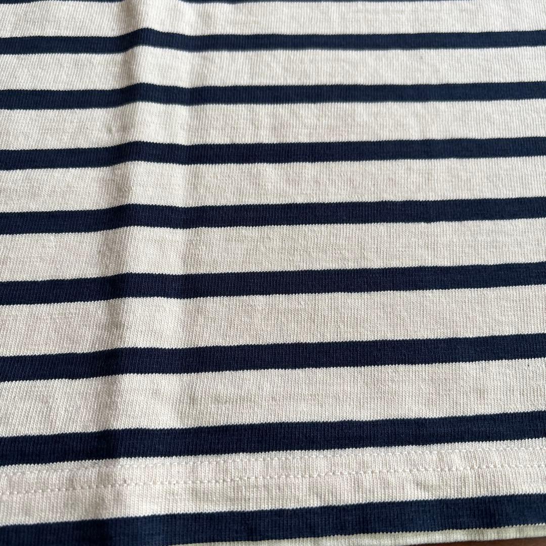 新品未使用　45r Mキャミ　ボーダーネイビー