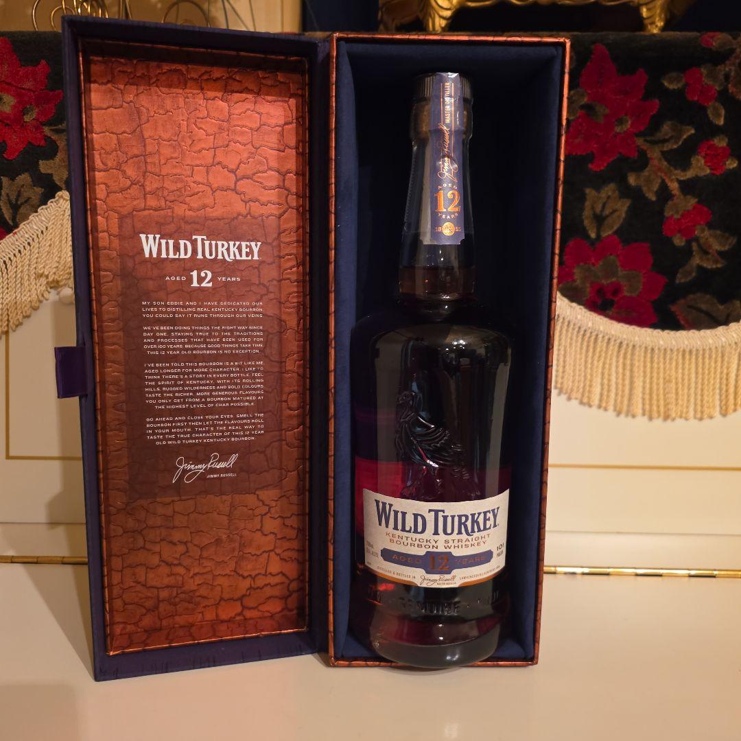 入手困難] ワイルド ターキー 12年 箱付き 終売品 13500円 !