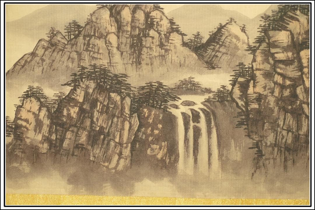 中国明時代の掛軸 激安骨董品 肉筆保証 博物館保管品 BD456A11-7