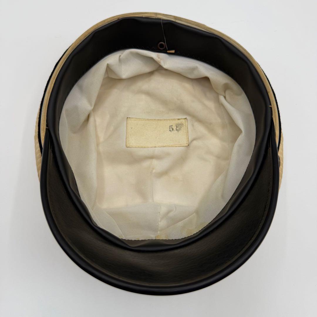 ⭐️希少⭐️ 空軍 士官用制帽 鷲章 58 白地 ヴィンテージ 軍物
