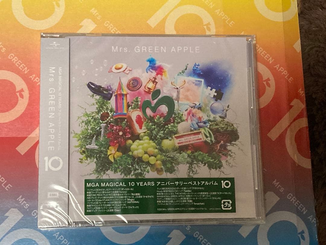 即日発送　Mrs. GREEN APPLEペンライト2本セットCD10他