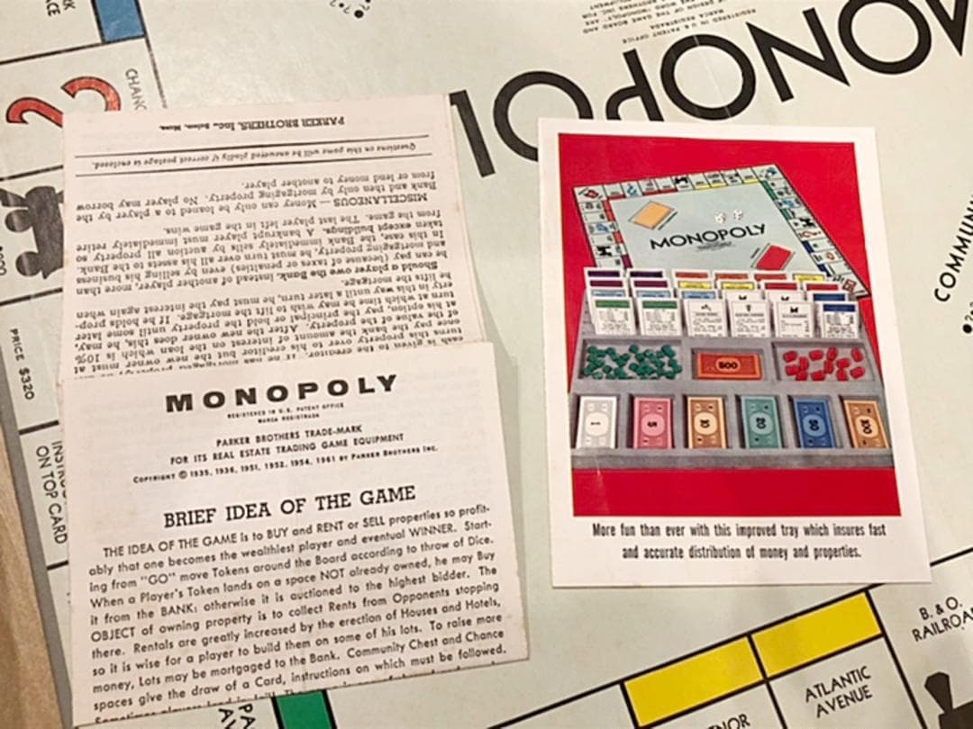 【激レア】 ヴィンテージ　MONOPOLY 　モノポリー　1964年版