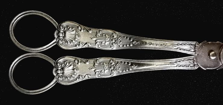 ★アンティーク 銀器 鋏 ハサミ シルバー