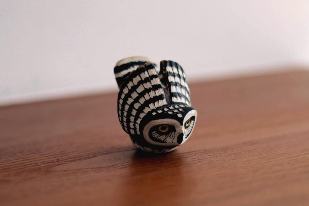 Edvard Lindahl エドヴァルド・リンダール フクロウ 32170 美術品