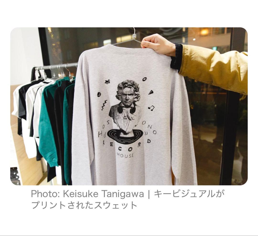 HOSONO RECORD HOUSE グレー スウェット L