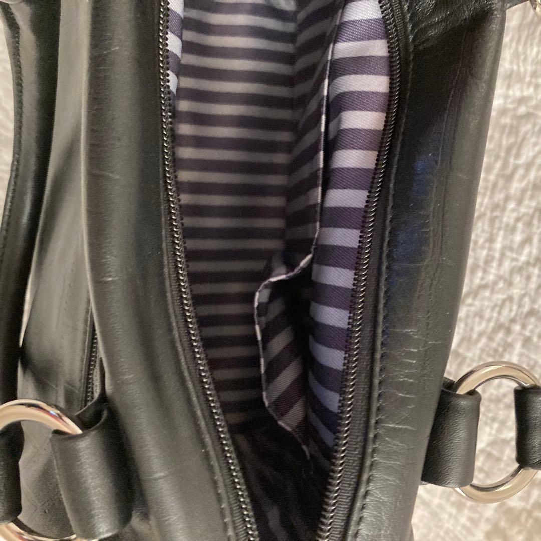 【未使用】濱野皮革工芸 ボストン ハンドバッグ ショルダーバッグ 斜めがけバッグ