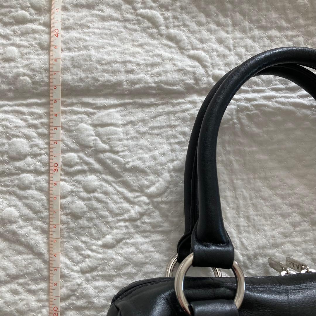 【未使用】濱野皮革工芸 ボストン ハンドバッグ ショルダーバッグ 斜めがけバッグ