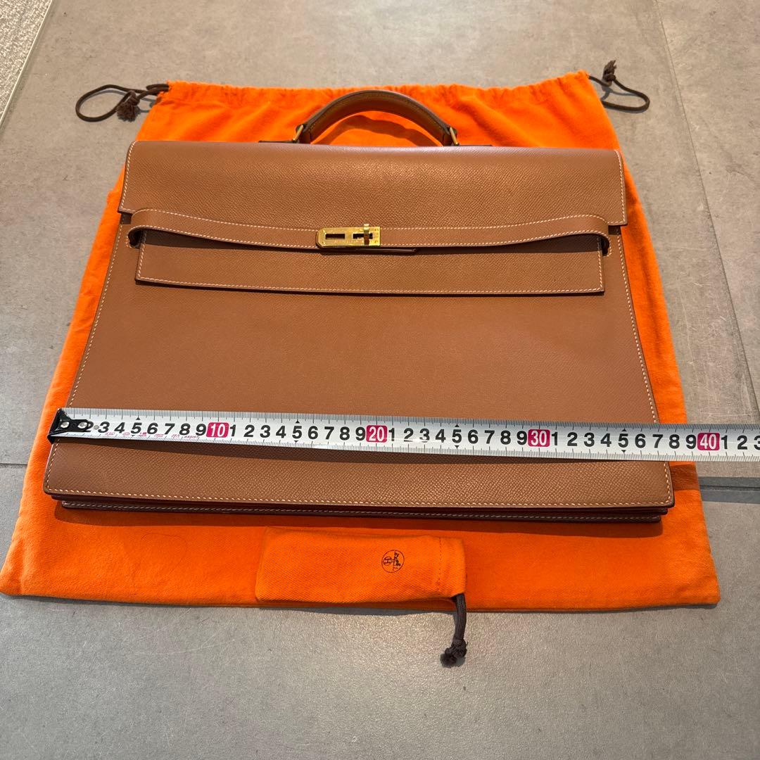 【極美品】エルメス ケリー デペッシュ38 ゴールドカラー ゴールド金具 激レア