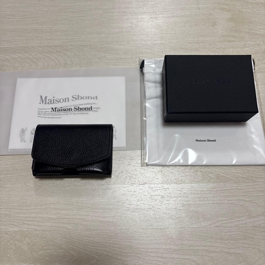 Maison Sbond ブラック 三つ折り財布の通販はau PAY マーケット - 輸入