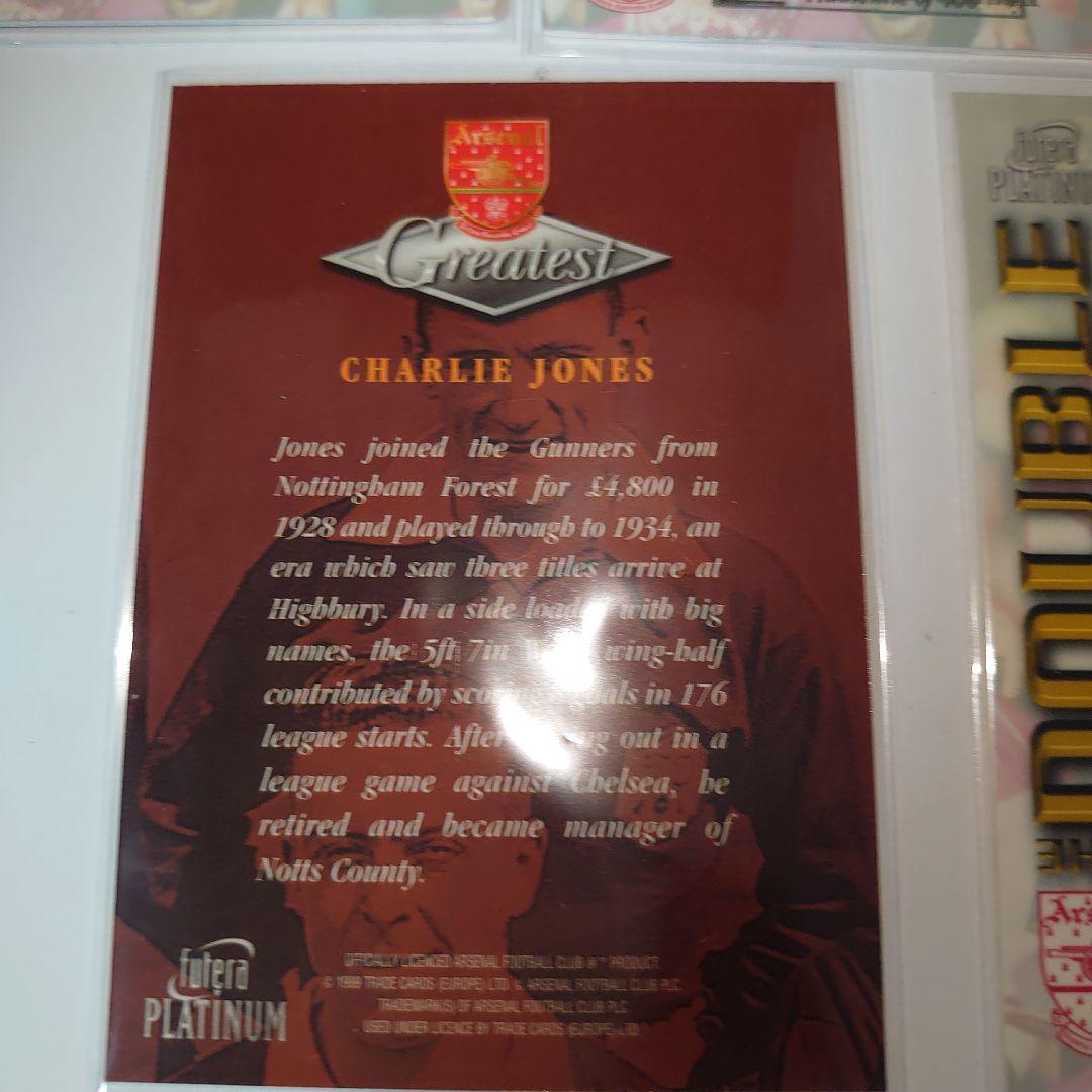 5枚セット Arsenal futera PLATINUM サッカーカード