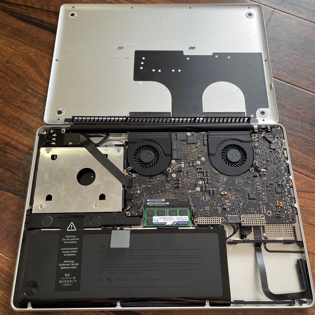 MacBook pro 17インチ ジャンク2011 i7 2.4GHz 16G 特別