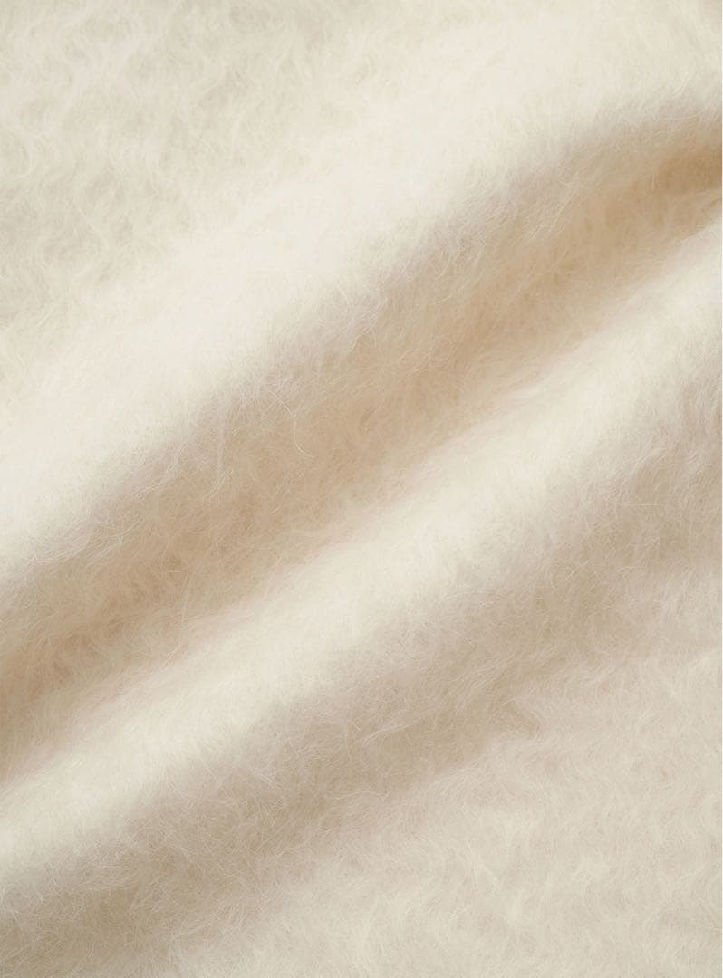 美品 ⭐︎ The Barnnet ウール シャギーコート ホワイト