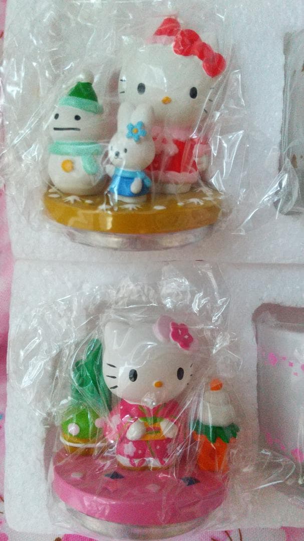 キティ アロマキャンドル フィギュア ベルメゾン 千趣会 クリスマス 正月