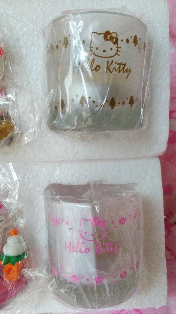 キティ アロマキャンドル フィギュア ベルメゾン 千趣会 クリスマス 正月