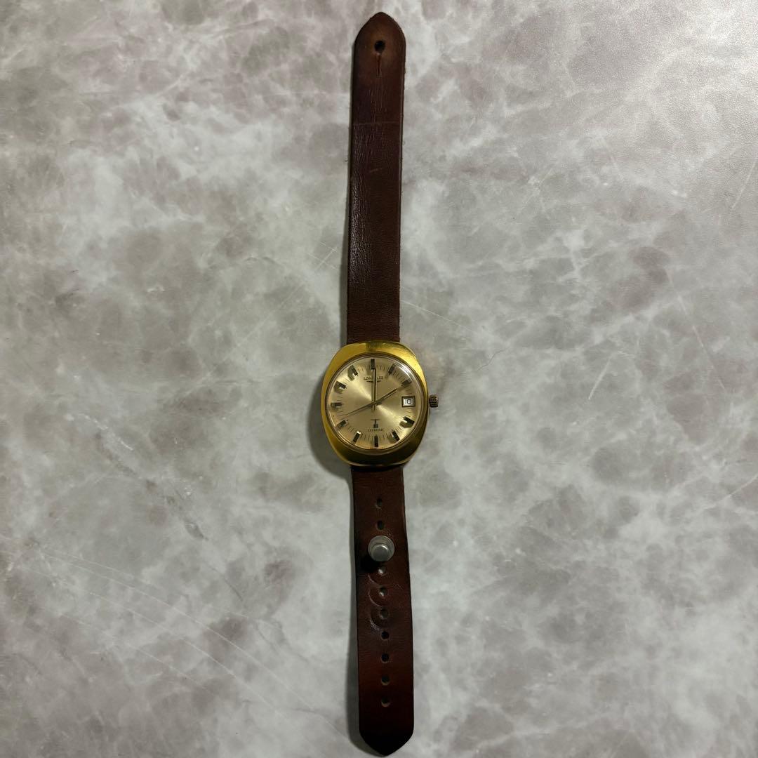 ロンジン ウルトロニック 音叉時計 金張り 動作品