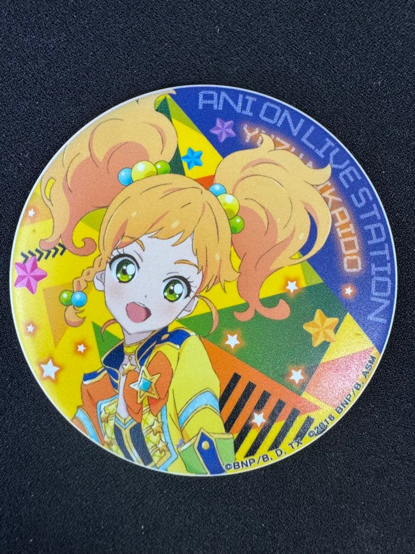 二階堂ゆず アイカツ！アニON マグネット付きバッジ