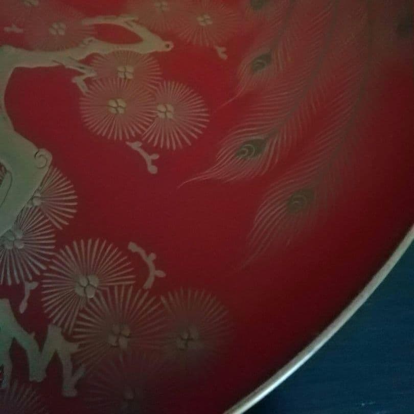 漆工芸　朱漆　金蒔絵　盃⑤　江戸から明治時代　七組盃のひとつ