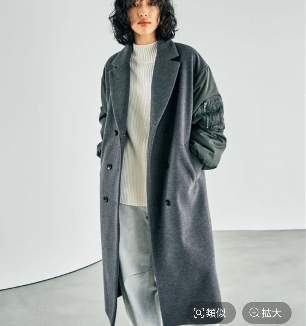 完売品！新品】レプシィムメルトンドッキングコート◇LEPSIM◇ロング