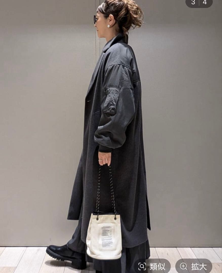 完売品！新品】レプシィムメルトンドッキングコート◇LEPSIM◇ロング