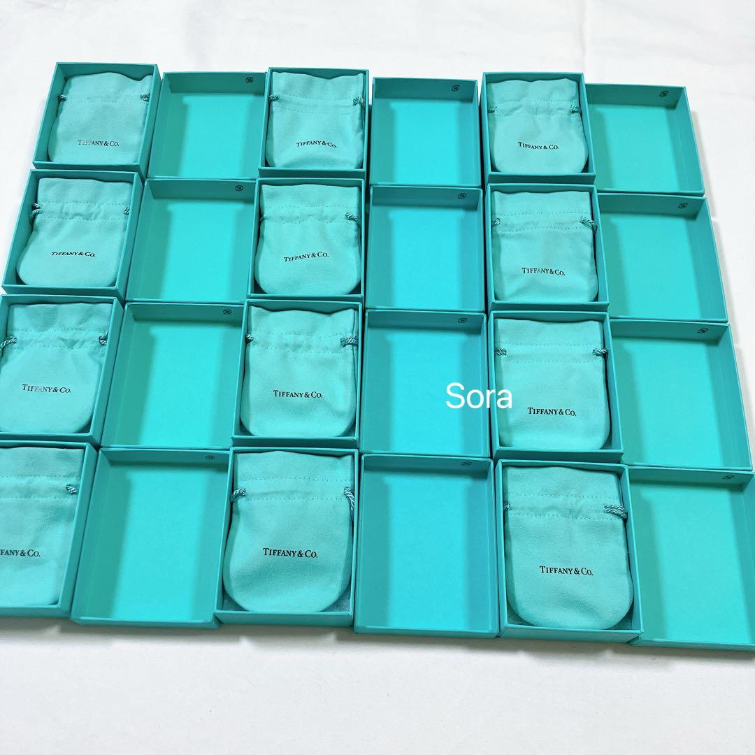 ティファニー 空箱 巾着袋 12セット 現行品 保存袋 アクセサリー入れ